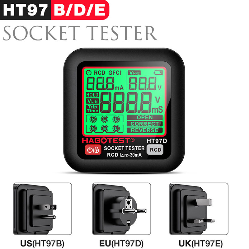 Power Tools Uk Review - HT97 Digital Socket Tester Voltage Detector