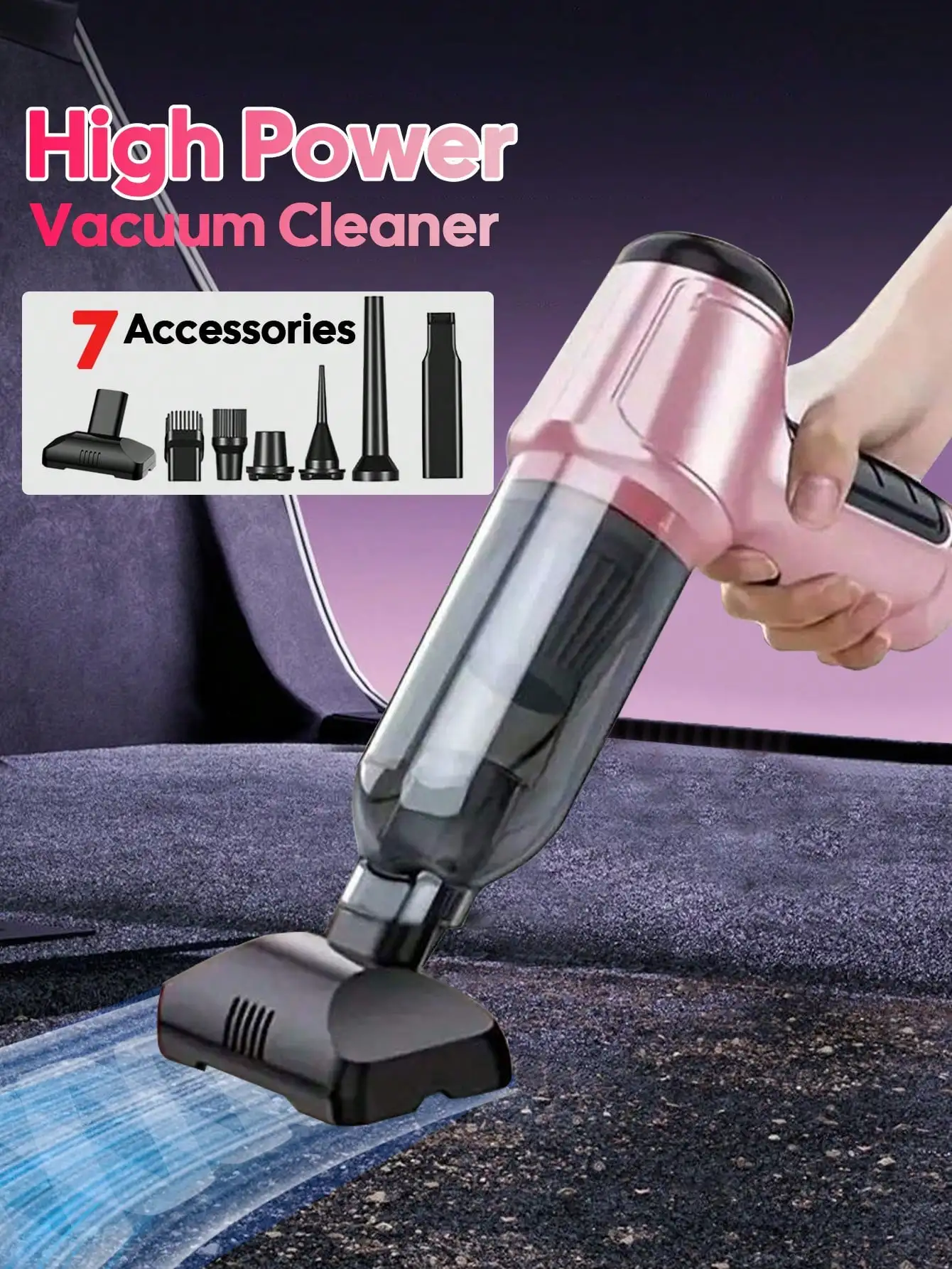Vacuum Cleaner Power Tools - Portable Wireless Vacuum Cleaner, High-Power Mini