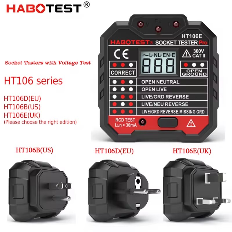 HT106 Digital Socket Tester Pr - Power Tools Uk Review reseña y precio