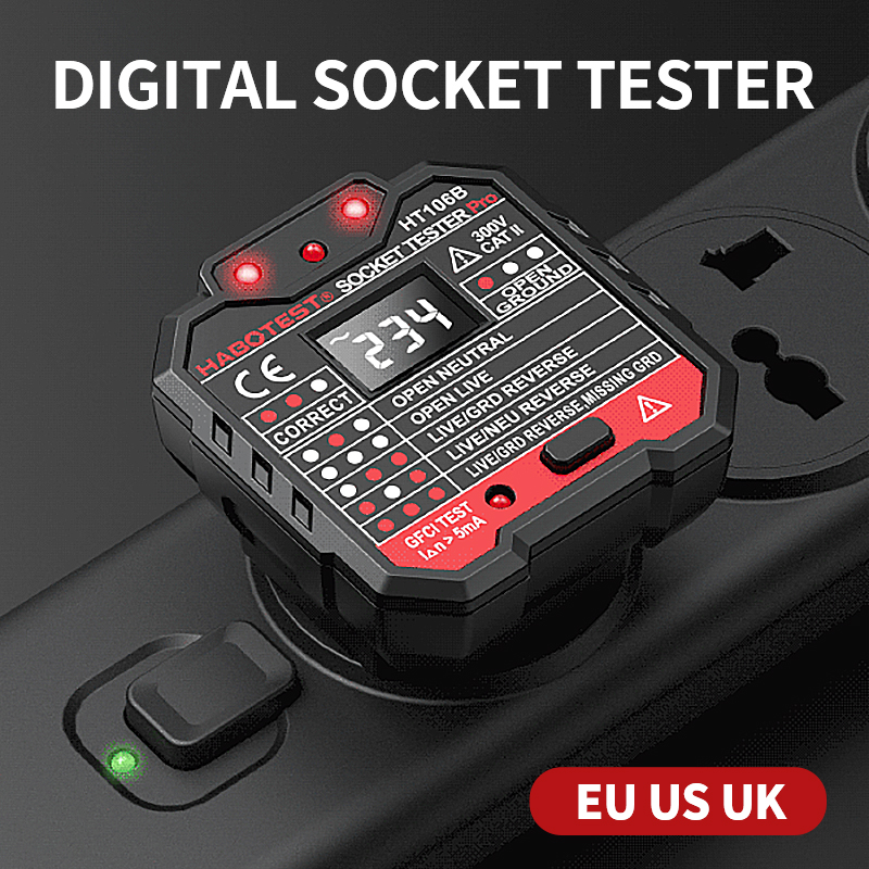 HT106 Digital Socket Tester Pr - Power Tools Uk Review reseña y precio