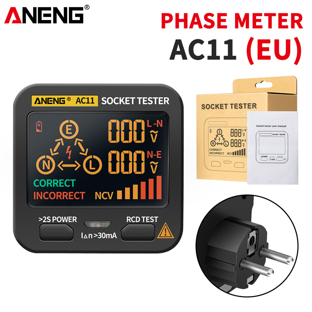 ANENG AC10/AC11 Socket Detecto - Power Tools Uk Review reseña y precio