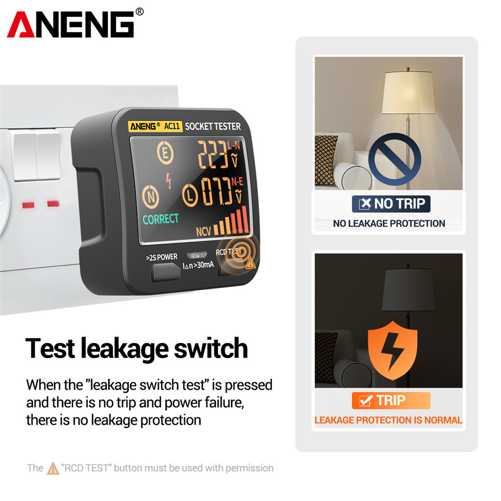 ANENG AC10/AC11 Socket Detecto - Power Tools Uk Review reseña y precio