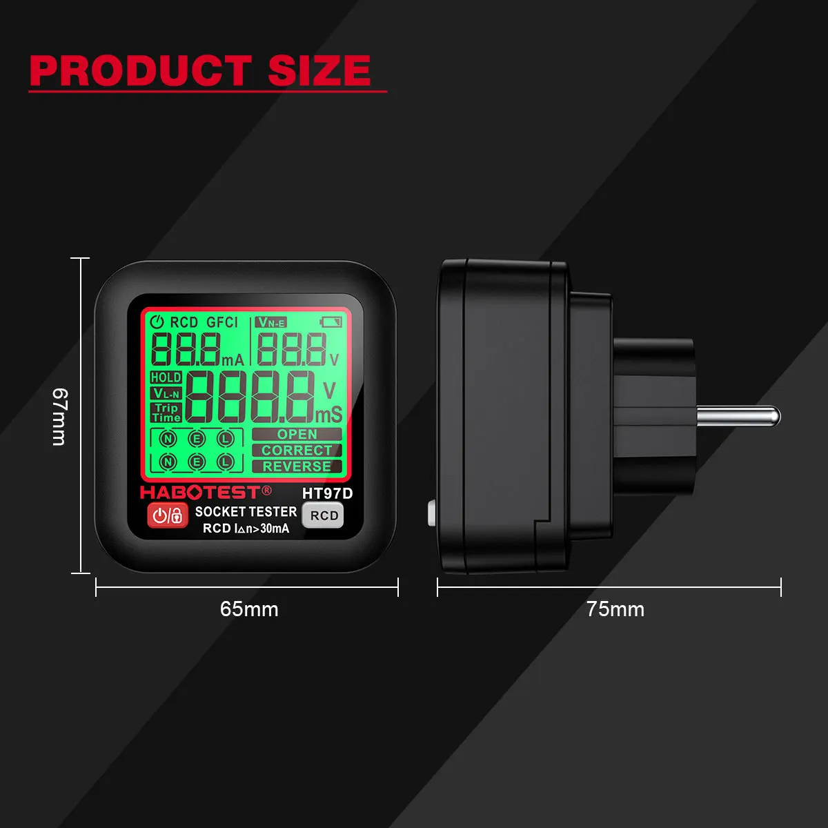 HT97 Digital Socket Tester Vol - Power Tools Uk Review reseña y precio