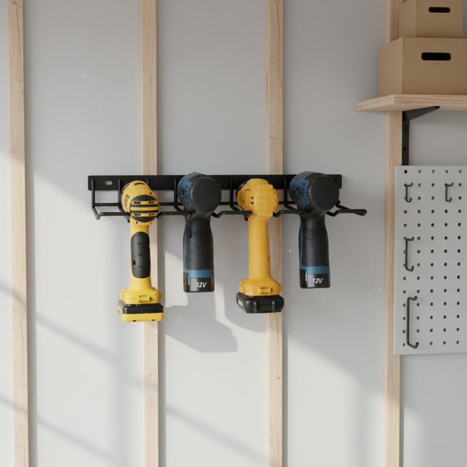 Wall Mount Drill Holder Easy I - Power Tools Workshop reseña y precio