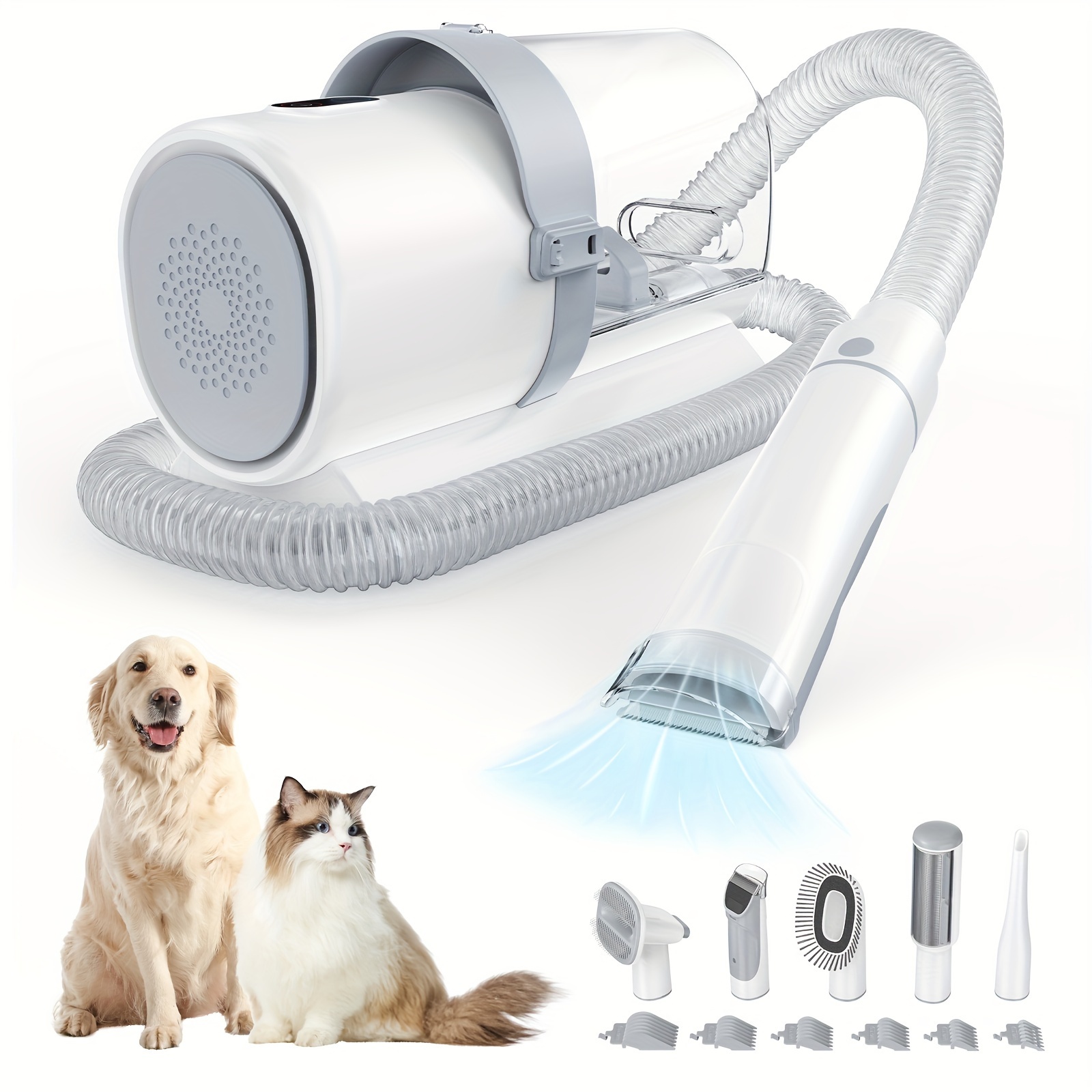 Pet Grooming Vacuum Kit 5 in 1 - Power Tools Vacuum reseña y precio