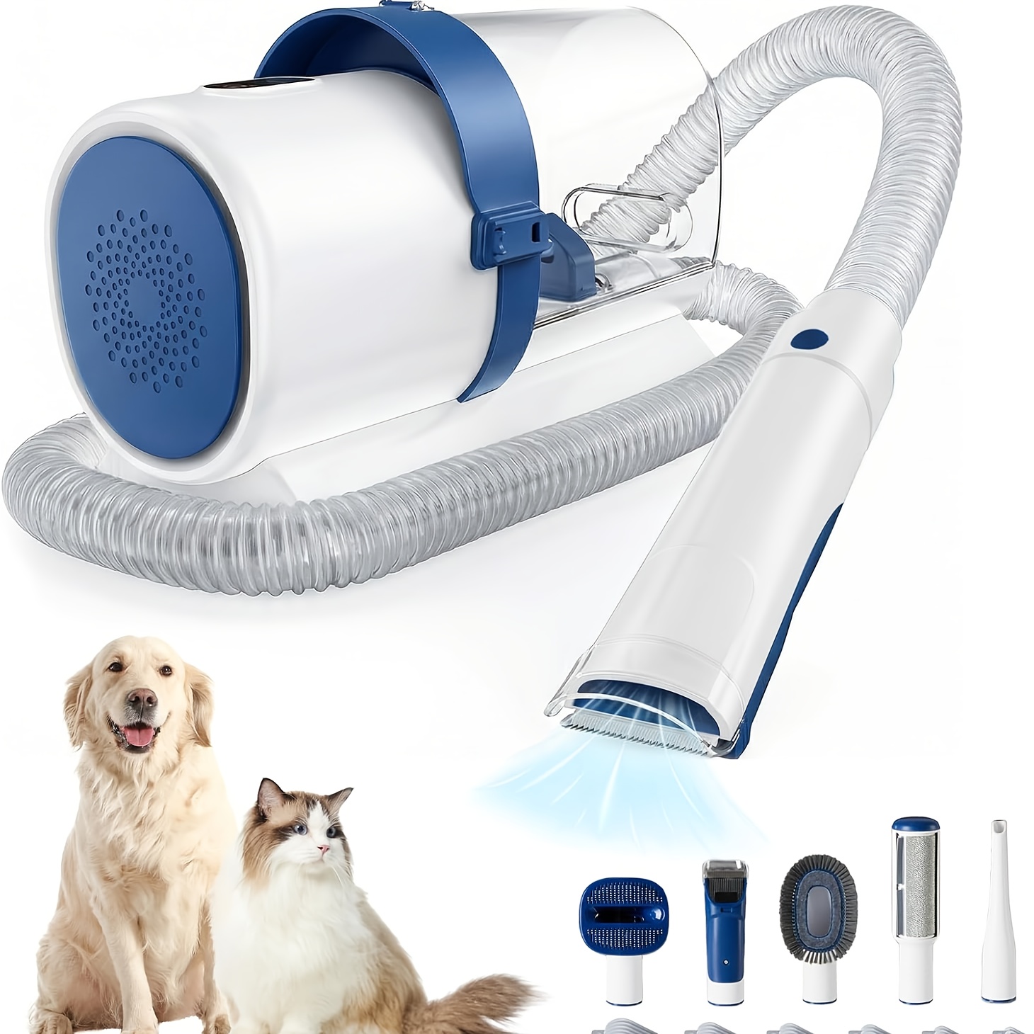 Pet Grooming Vacuum Kit 5 in 1 - Power Tools Vacuum reseña y precio