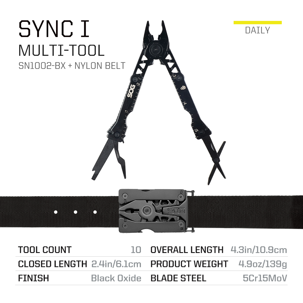 SOG Sync I Traveler EDC Multi- - Power Tools America reseña y precio