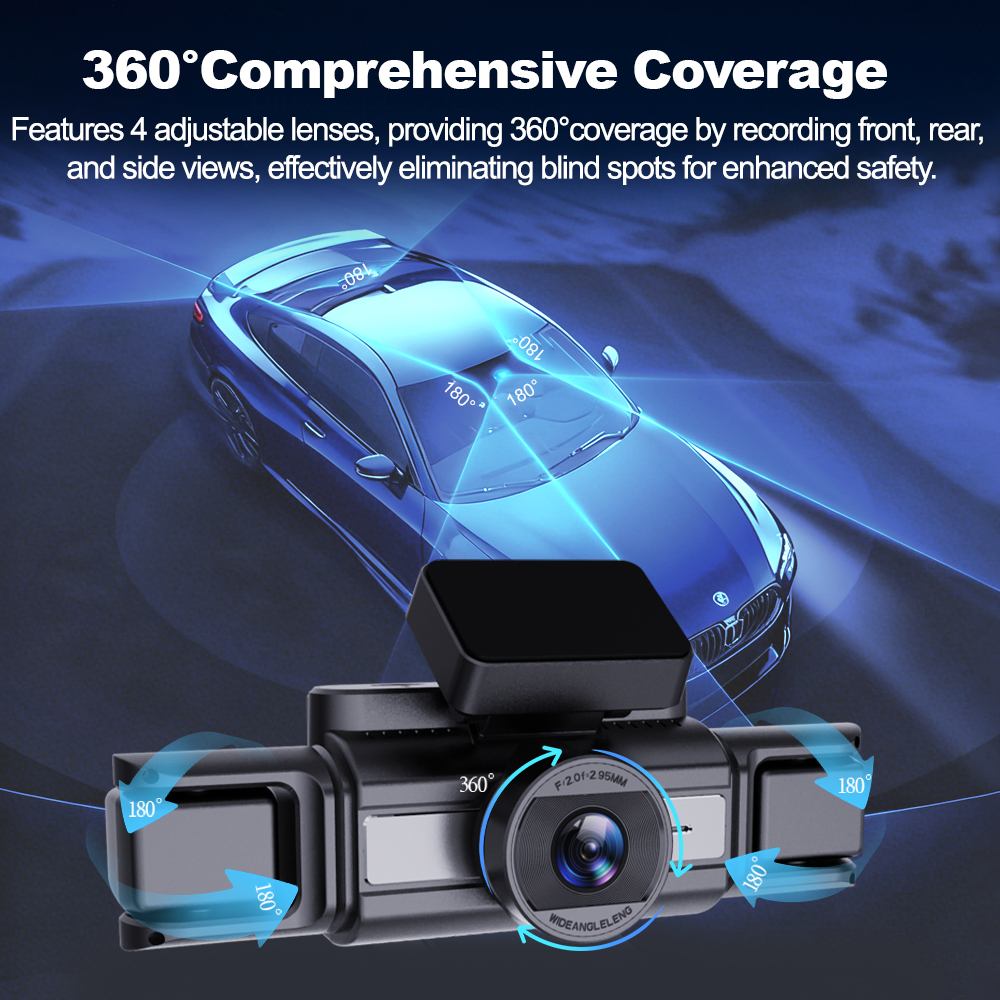 BEPOCAM 4 Channel Dash Cam 4K  - Power Tools Japan reseña y precio