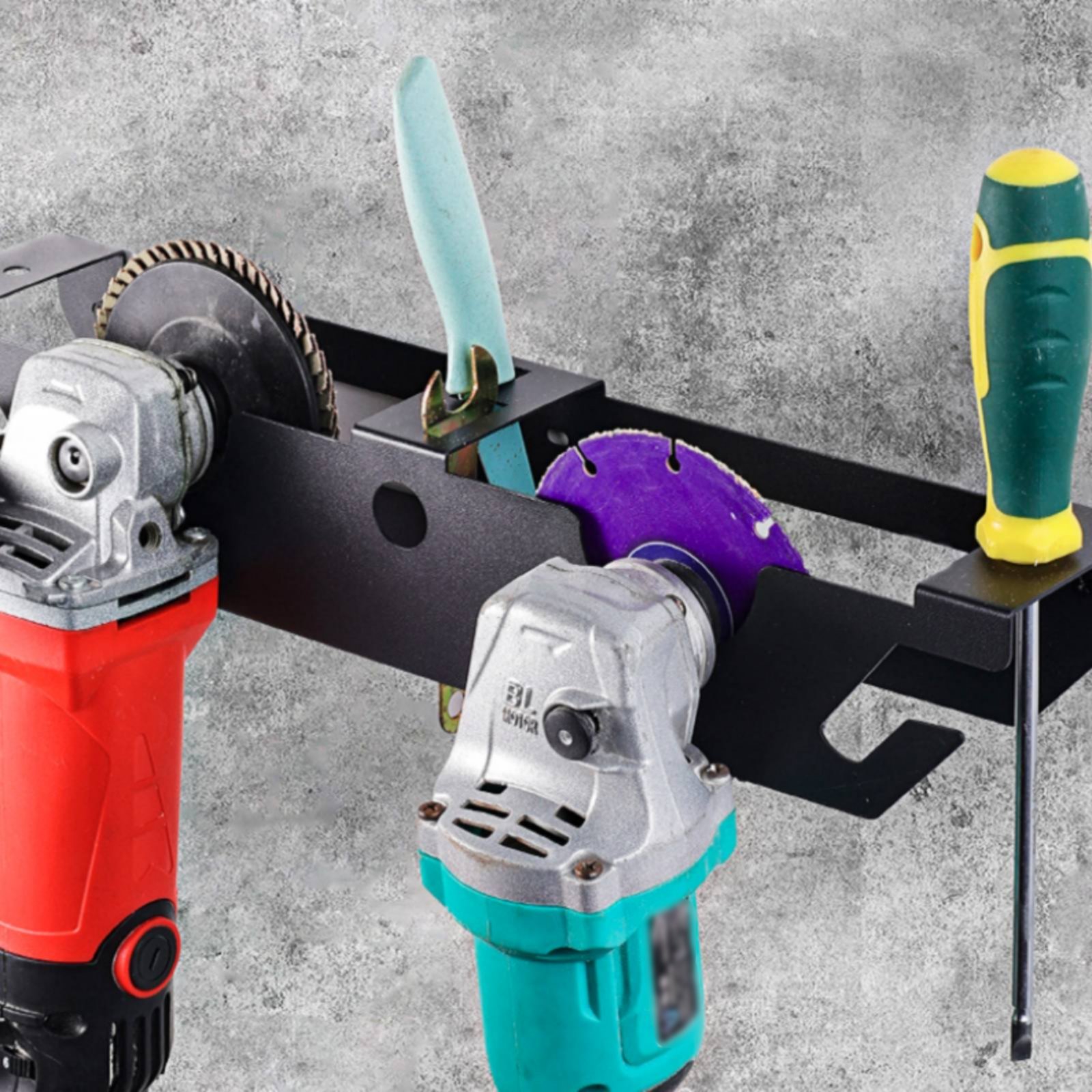 4 Bay Angle Grinder Rack Heavy - Power Tools Workshop reseña y precio