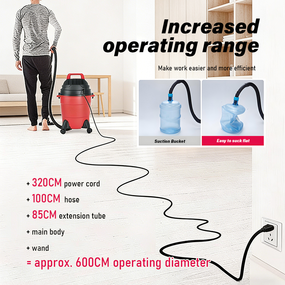 Tungfull 15L Wet and Dry Vacuu - Power Tools Vacuum reseña y precio