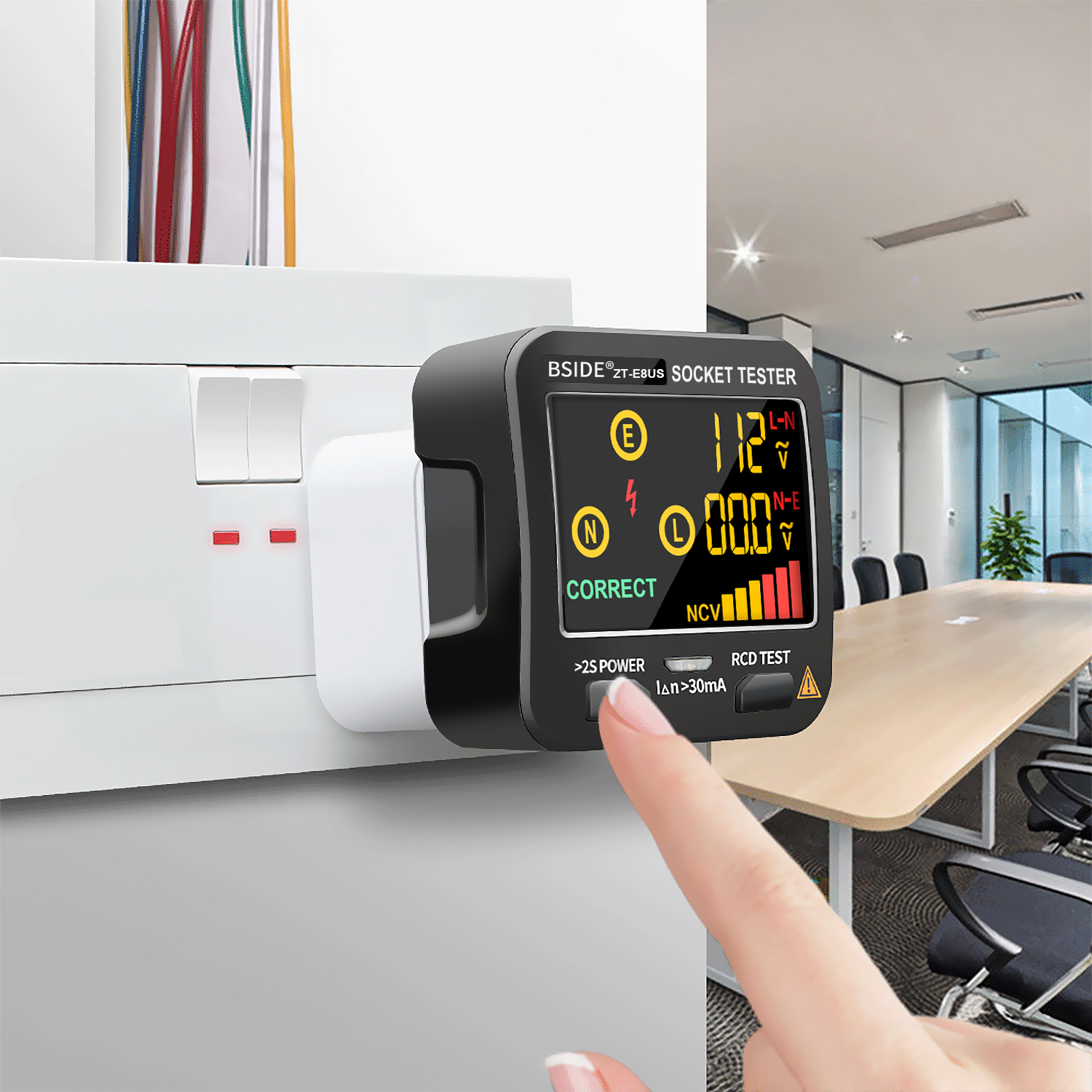 BSIDE Smart Socket Tester Smar - Power Tools Uk Review reseña y precio