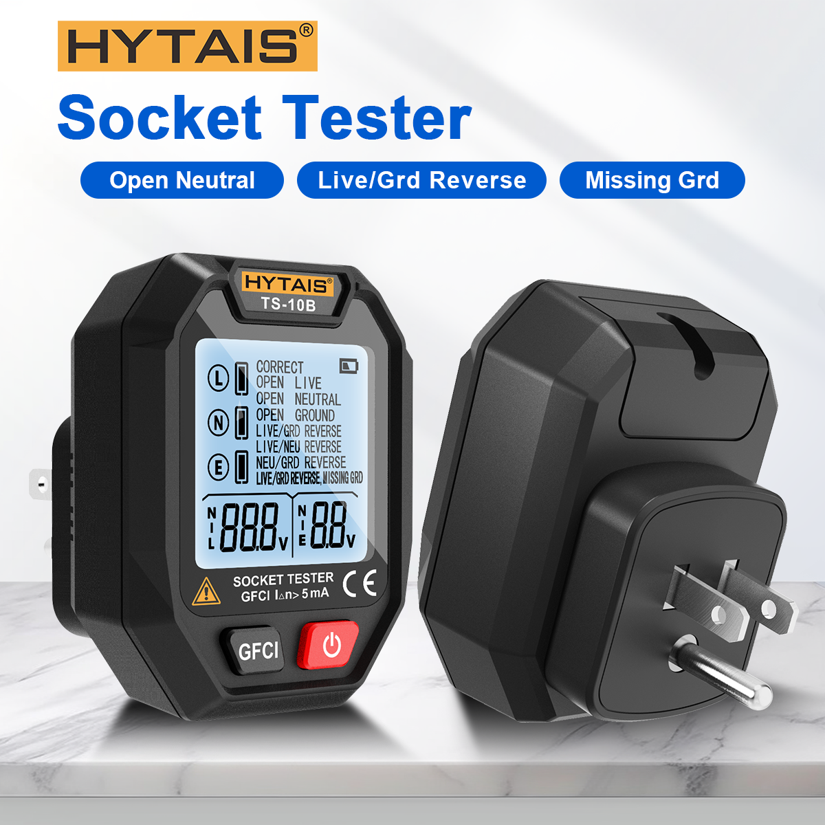 HYTAIS Digital Socket Tester B - Power Tools Uk Review reseña y precio