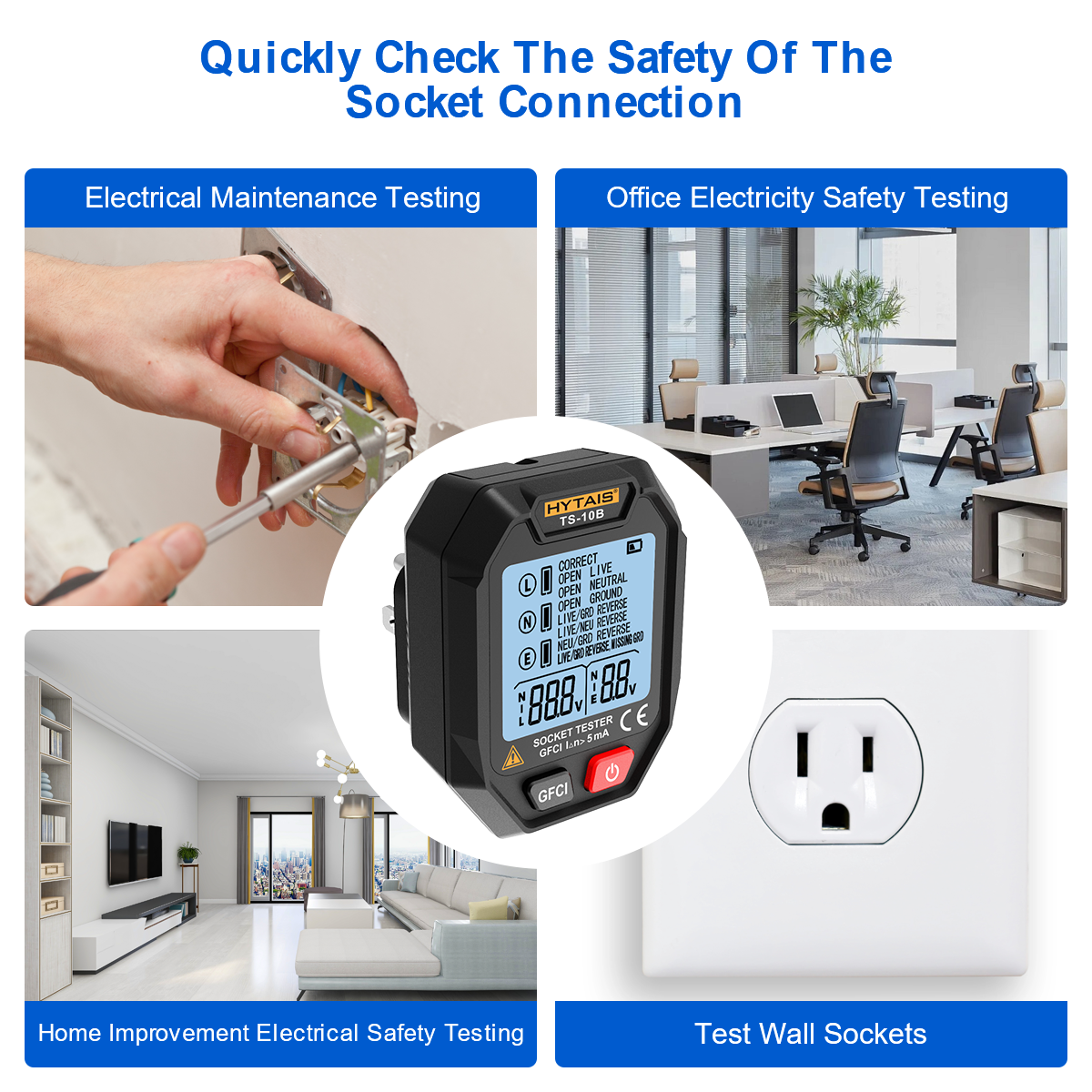 HYTAIS Digital Socket Tester B - Power Tools Uk Review reseña y precio