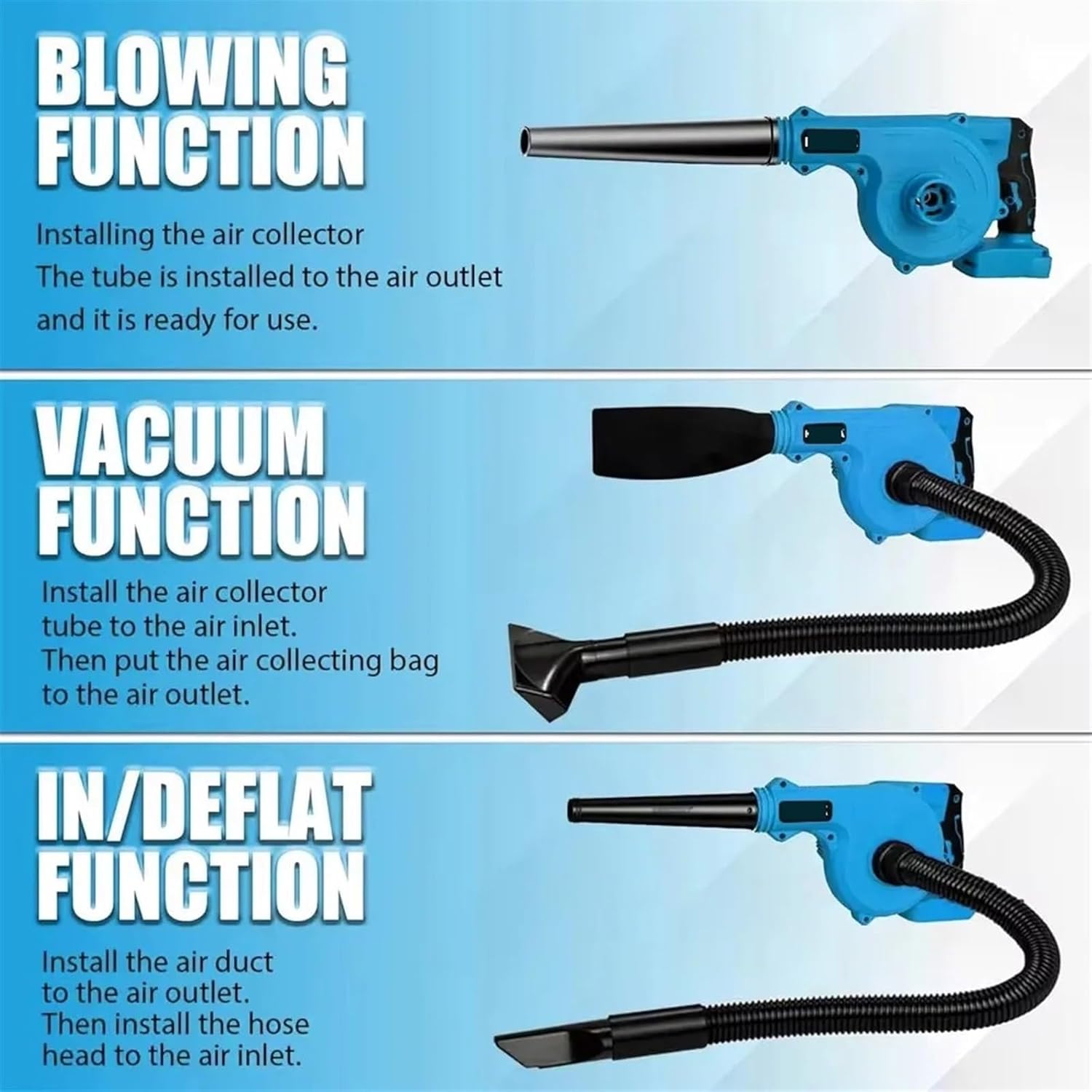 For Makita 18V Li-Ion Battery  - Vacuum Cleaner Power Tools reseña y precio