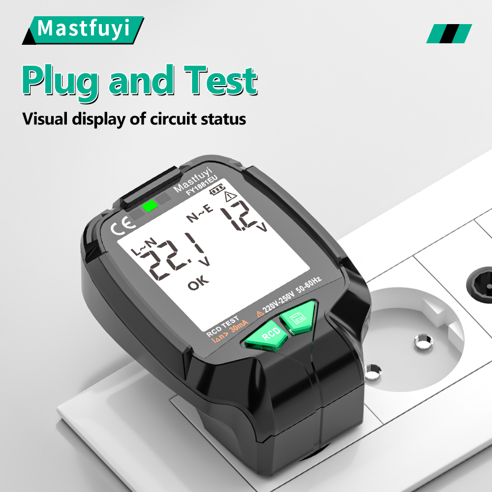 MASTFUYI FY1881 Socket Tester  - Power Tools Uk Review reseña y precio