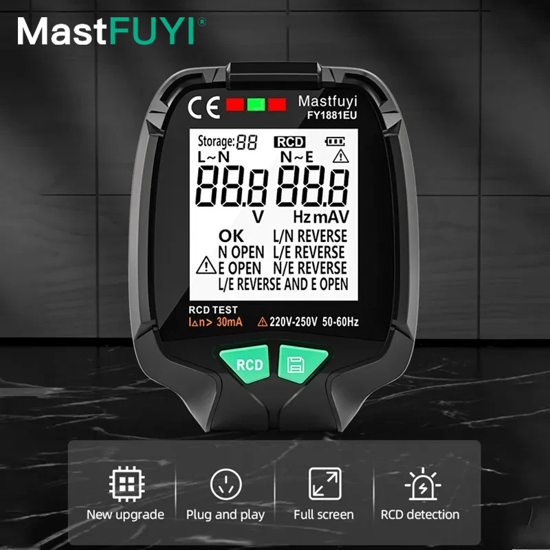 MASTFUYI FY1881 Socket Tester  - Power Tools Uk Review reseña y precio