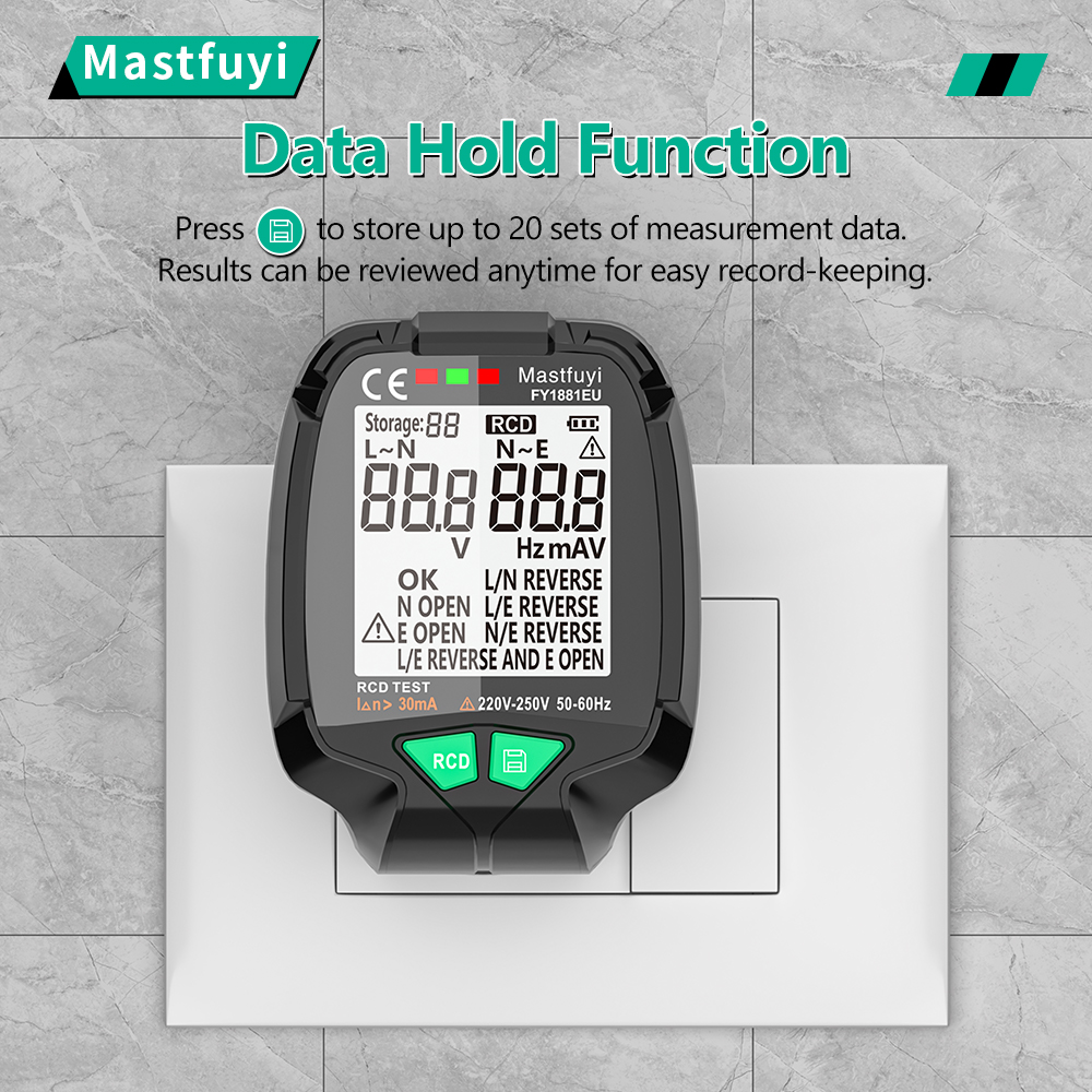 MASTFUYI FY1881 Socket Tester  - Power Tools Uk Review reseña y precio