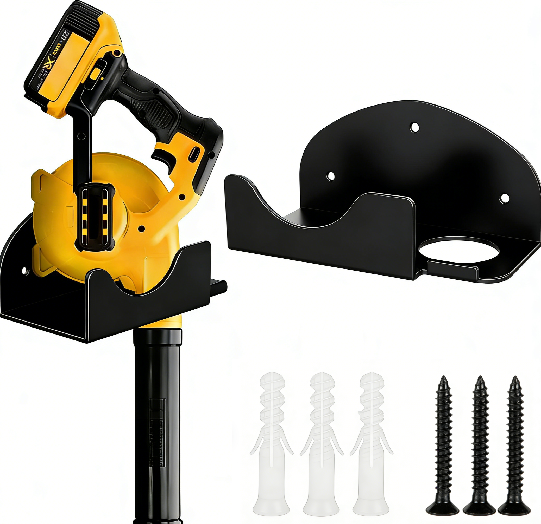 1 Black Wall Mounted Metal Too - Power Tools Store reseña y precio
