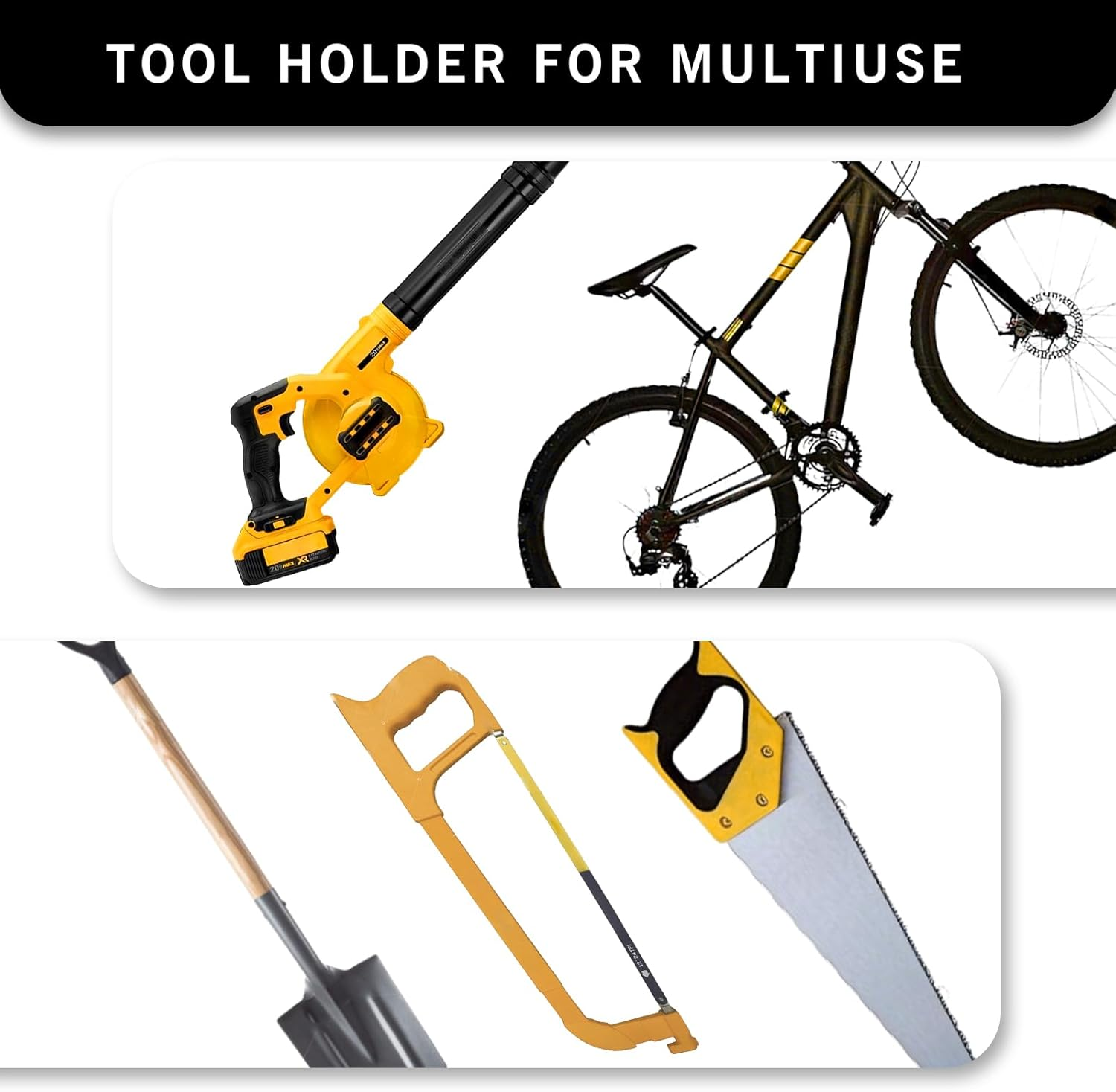 1 Black Wall Mounted Metal Too - Power Tools Store reseña y precio