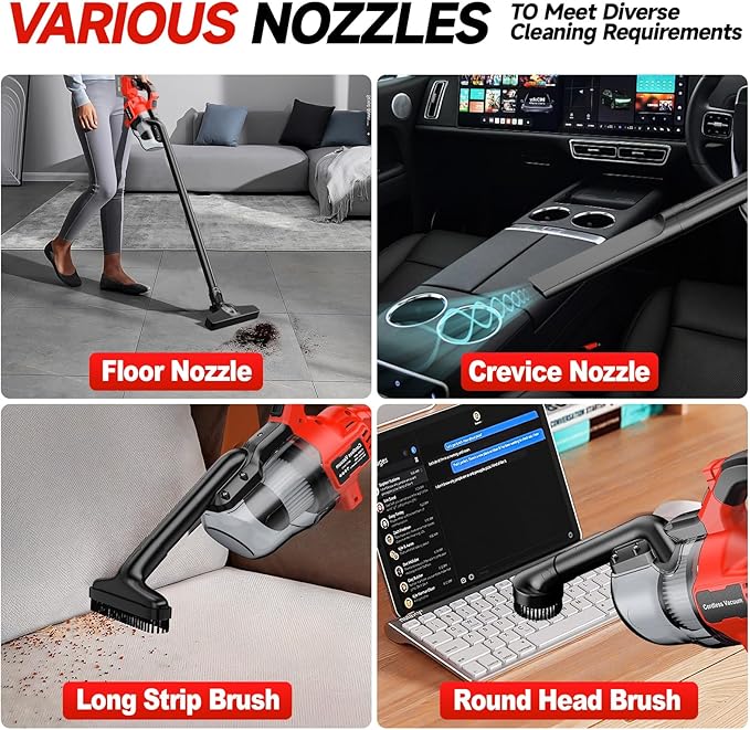 16000pa Cordless Electric Vacu - Vacuum Cleaner Power Tools reseña y precio