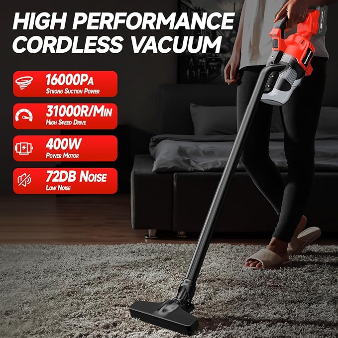 16000pa Cordless Electric Vacu - Vacuum Cleaner Power Tools reseña y precio