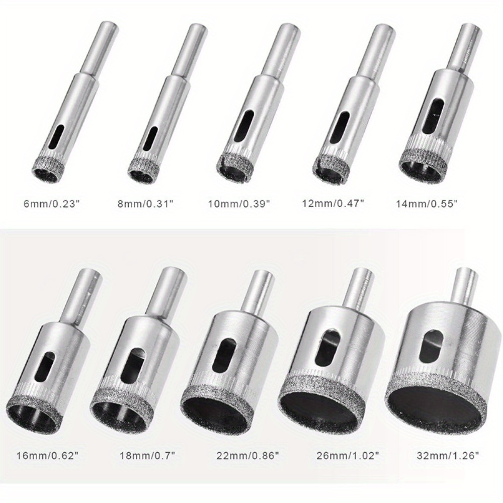 10 Piece Diamond Coated Drill  - Power Tools Workshop reseña y precio