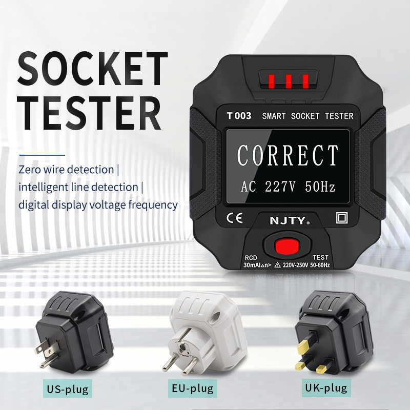 NJTY T003 Smart Socket Tester  - Power Tools Uk Review reseña y precio