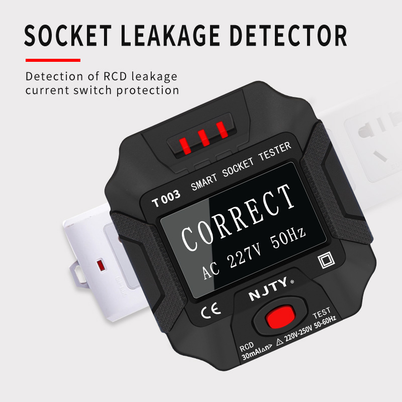 NJTY T003 Smart Socket Tester  - Power Tools Uk Review reseña y precio