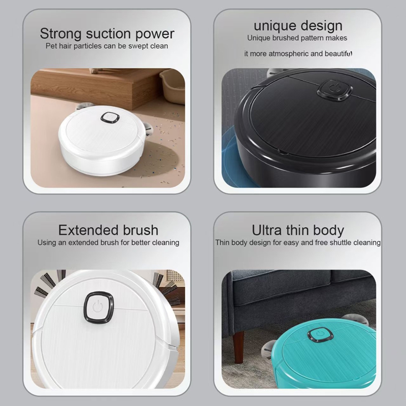 3-in-1 Automatic Sweeping Robo - Vacuum Cleaner Power Tools reseña y precio