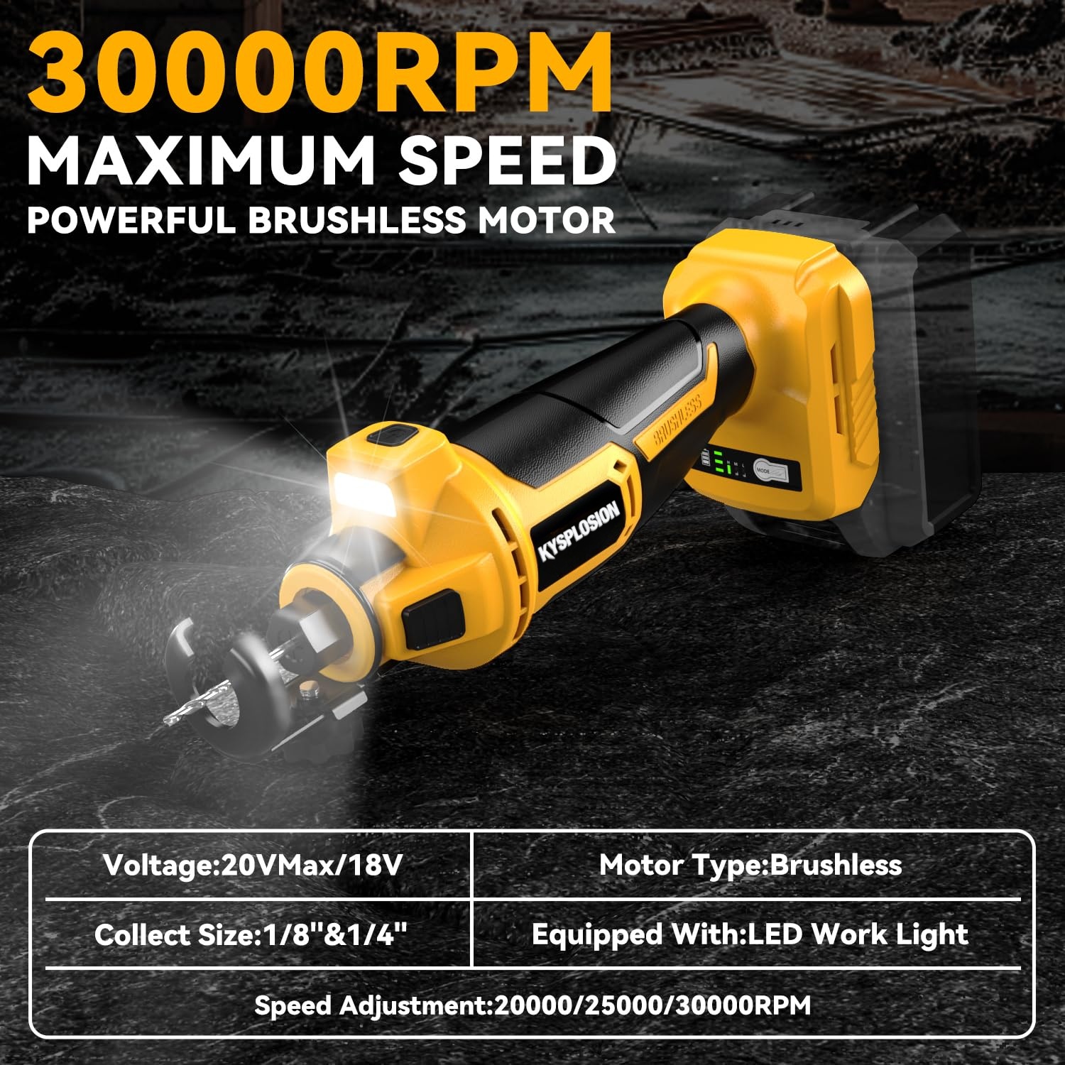 3 Gears Brushless Electric Dry - Power Tools Workshop reseña y precio