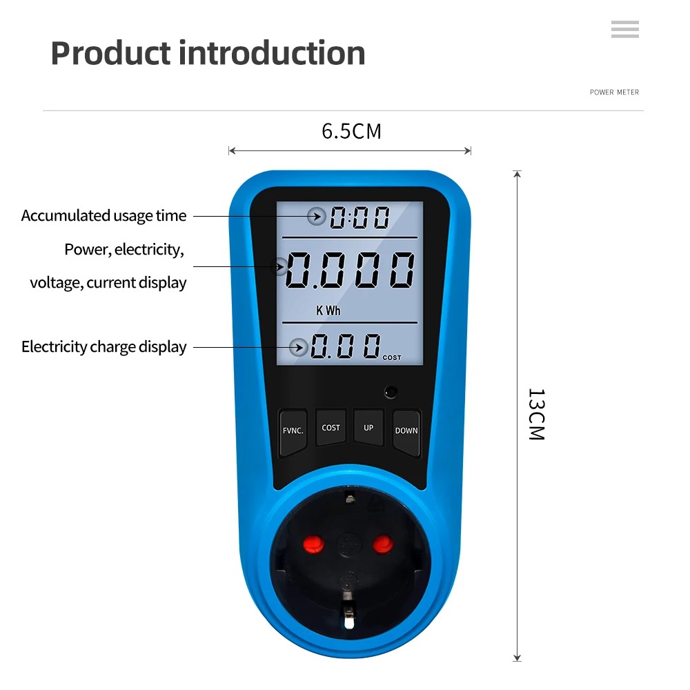 Digital Current Meter AC 230V  - Power Tools Uk Review reseña y precio