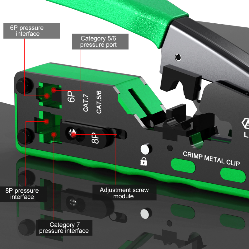 LAOA 6P 8P Network Crimping Pl - Power Tools Japan reseña y precio