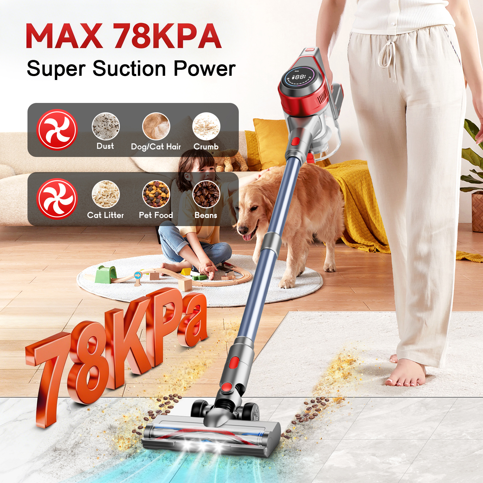 Honki Cordless Vacuum Cleaner  - Power Tools Vacuum reseña y precio