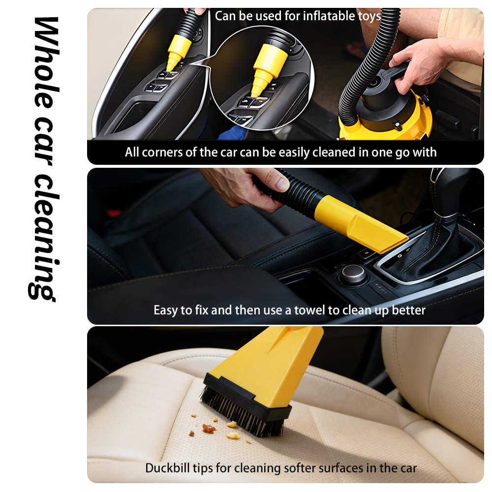 Portable 12V Car Vacuum Cleane - Vacuum Cleaner Power Tools reseña y precio