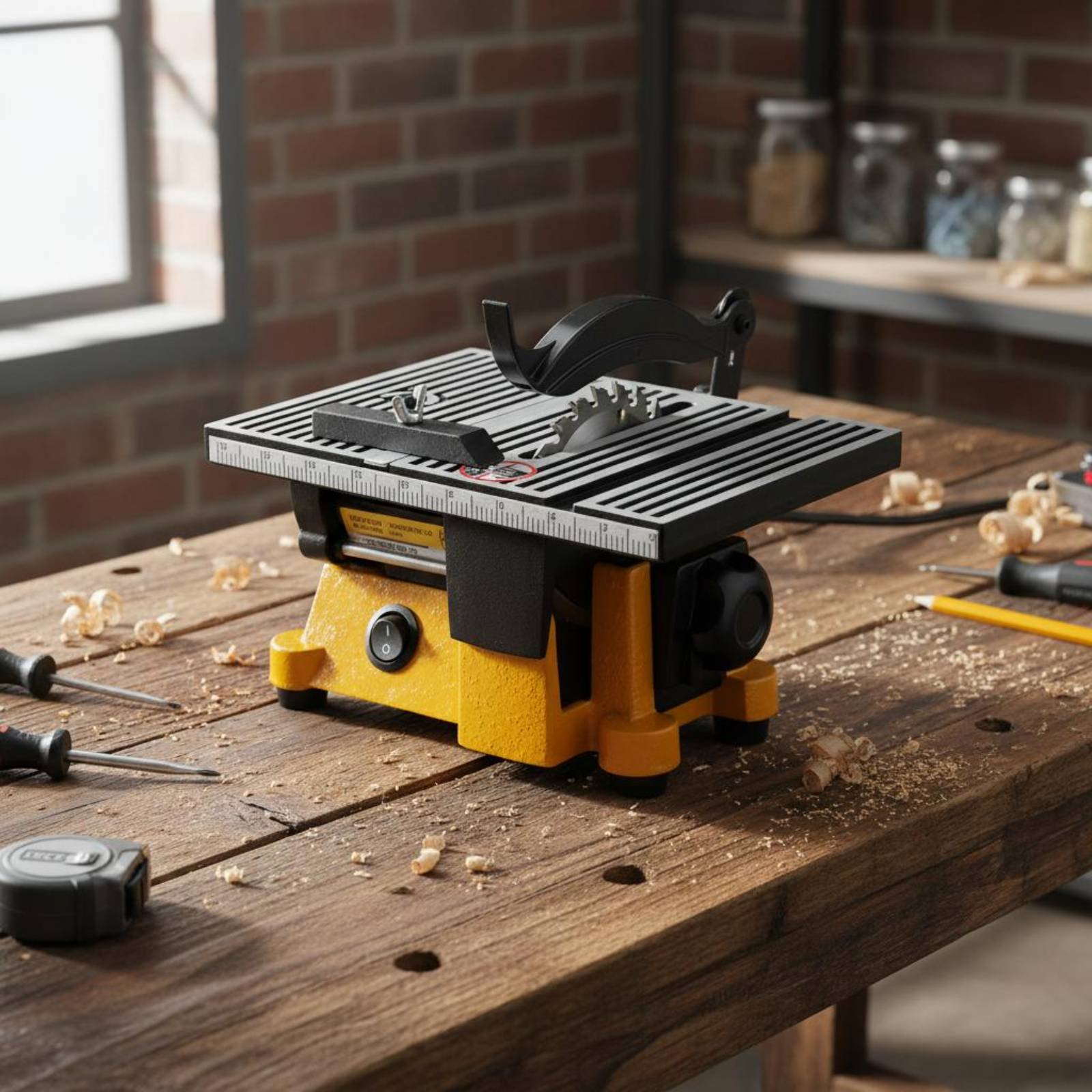 Mini Table Saw Portable Miniat - Power Tools Workshop reseña y precio