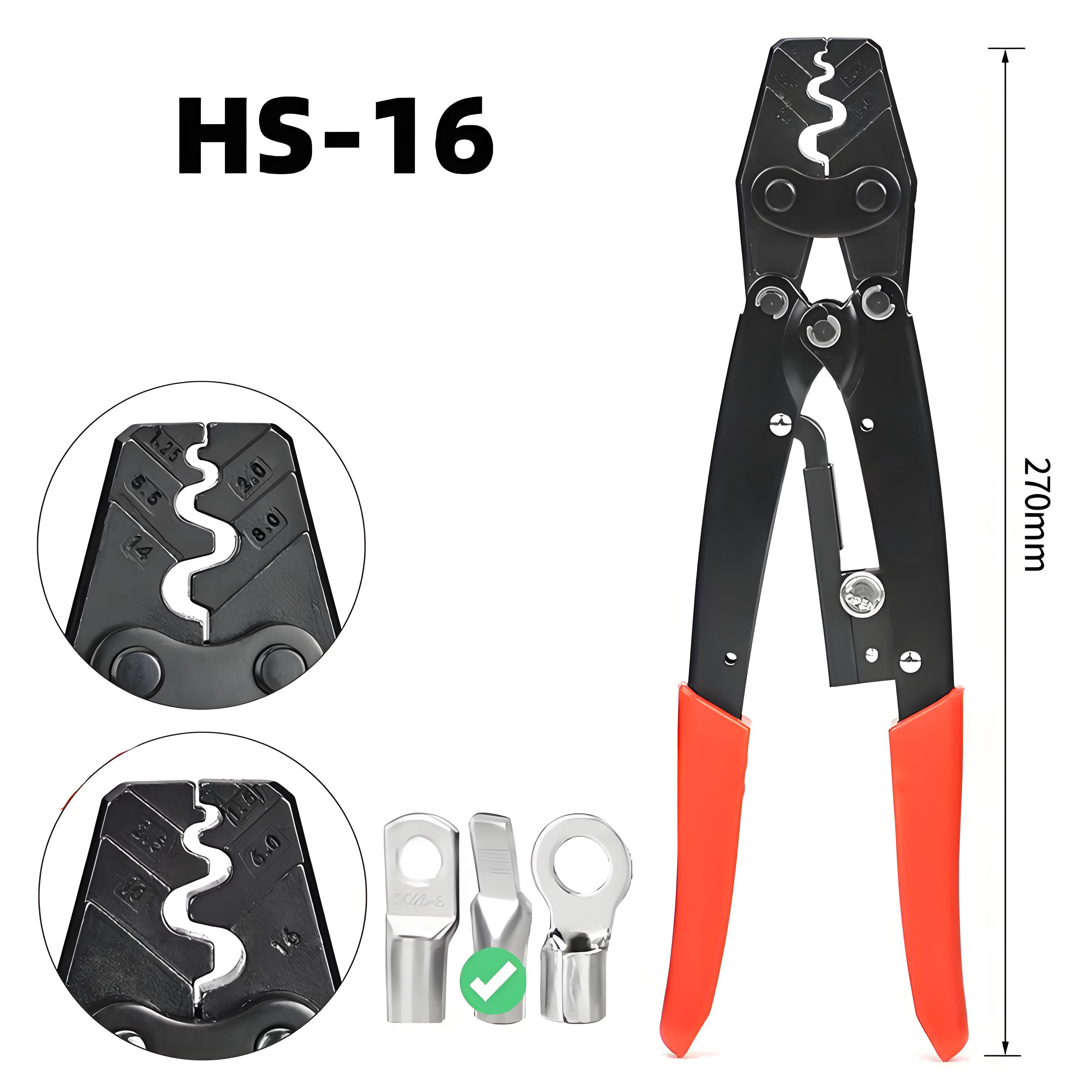 HS-16 Crimper Plier Ratcheting - Power Tools Japan reseña y precio