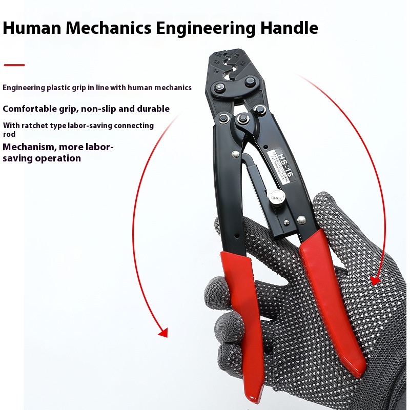 HS-16 Crimper Plier Ratcheting - Power Tools Japan reseña y precio